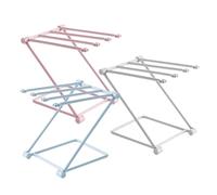 Stendibiancheria Pieghevole da Banco 3 Pezzi, Organizzatore e Scolapiatti da Cucina Compatto, Porta Strofinacci Multifunzione Salvaspazio per Spugne e Utensili