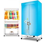 Stendibiancheria Pieghevole Elettrico Stendibiancheria Stendibiancheria Riscaldato 1000w Asciugatrice Riscaldato Elettrico Grande Capacità 15kg Efficienza Energetica, Per Tutti i Tessuti