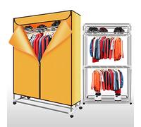 Stendibiancheria Pieghevole Stendibiancheria Elettrico a 3 Livelli 2400w Alta Potenza Asciugabiancheria ad Asciugatura Rapida Grande Capacità 40kg Risparmia Energia Elettrica Risparmia Tempo