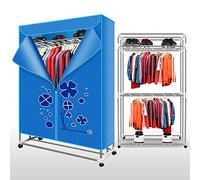 Stendibiancheria Pieghevole Stendibiancheria Elettrico a 3 Livelli 2400w Alta Potenza Asciugabiancheria ad Asciugatura Rapida Grande Capacità 40kg Risparmia Energia Elettrica Risparmia Tempo