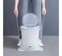 Stendibiancheria portatile con centrifuga non elettrica, per camper, campeggio, dormitorio, mini asciugatrice manuale compatta e facile da usare