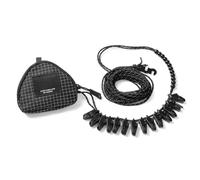 Stendibiancheria portatile | Corda di asciugatura riflettente con pinzette, SOGA per asciugare biancheria interna e lavanderia, per campeggio, escursionismo, zaino per viaggi esterni, interni e