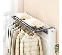 Stendibiancheria regolabile per termosifone, design salvaspazio a 3 barre per un'asciugatura efficiente del bucato