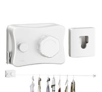 Stendibiancheria Retrattile Da Interno | Montato A Parete 5 M Asciugatoio Resistente - Stendibiancheria Retrattile ad Alta Resistenza | Per Campeggio Viaggio Famiglia Amici Casa Tenda Appartamento Bal