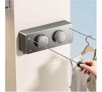 stendibiancheria retrattile, filo doppio, 4,2m, resistente, esterno, blindato