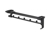Stendibiancheria retrattile for indumenti e biancheria - Robusto porta pantaloni estraibile retrattile, asta for armadio regolabile, asta for armadio estraibile con ammortizzatore, asta appendiabiti e