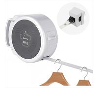 Stendibiancheria retrattile per interni ed esterni, stendibiancheria con fibbia di bloccaggio antiscivolo per bagno, lavanderia