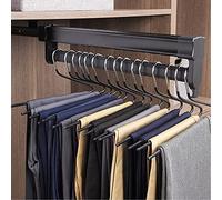Stendibiancheria retrattile, resistente, organizer per pantaloni estraibili | Stendibiancheria retrattile con asta regolabile per risparmiare spazio in armadi e asciugare i vestiti in modo efficiente