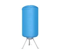 Stendibiancheria riscaldato da 1000 W con coperchio, stendibiancheria elettrico in acciaio inossidabile a 2 livelli, asciugatrice pieghevole da 10 kg con timer da 180 minuti e spegnimento automatico