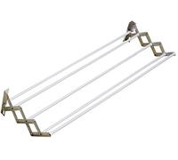 Stendibiancheria a pantografo estensibile cm120 stendino da parete muro