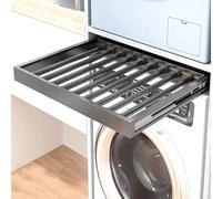 Stendibiancheria sopra La Lavatrice, Portapantaloni Estraibile per Armadio, Portapantaloni Estensibile in Lega di Alluminio, Lunghezza Regol(Size:W: 66-71cm(25.98-27.95 in),Color:D: 44cm (17.32in))