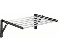 Stendibiancheria Stendibiancheria A Parete Stendibiancheria Heavy Duty Acciaio Inossidabile Montaggio A Parete Pieghevole Regolabile Pieghevole Salvaspazio Interno O Esterno, 60cm