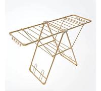 Stendibiancheria Stendibiancheria pieghevole Stendibiancheria pieghevole portatile salvaspazio, Stendino in alluminio, Altezza regolabile con ali spiegate, Per lavanderia, Bagno, Balcone, Stendibianch