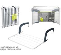 Stendibiancheria stendino da balcone termosifone in acciaio bianco stendi panni