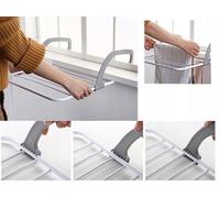 Stendibiancheria stendino da balcone termosifone in acciaio bianco stendi panni