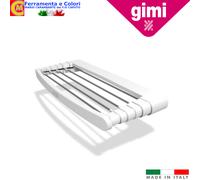 Stendibiancheria Telescopico GIMI in Alluminio Stendino a Parete Bagno Balcone