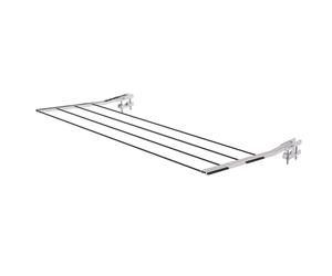 Stendino biancheria da balcone Zanche Silver colored