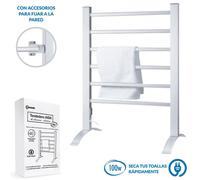Stendino Elettrico a Termosifone 100W da Muro e Appoggio in Alluminio 90x53x35.5