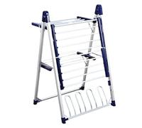 Stendino Elettrico Da Pavimento Stendibiancheria Pieghevole Asta Multifunzionale For Asciugare I Panni For La Casa Asciugatura Ad Alta Efficienza(Blue-Double Layer)