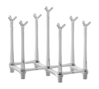 Stendino per biberon - Stendino per tazze | Portabicchieri Drenanti, Portabottiglie Riutilizzabile Regolabile con Fondo Antiscivolo, Portabottiglie da Cucina E da Appoggio per Tazze da Appoggio