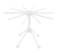 Stendino per pasta pieghevole, supporto spaghetti fatti in casa, stendibiancheria, appendiabiti noodle, strumento appendere pieghevole da bianco riporre facilmente bracci rotanti (Bianca)