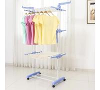 Stendino Stendibiancheria a Torre Modulabile Pieghevole Salvaspazio Richiudibile