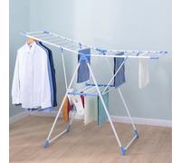 STENDINO STENDIBIANCHERIA DOPPIO LIVELLO SALVA SPAZIO PIEGHEVOLE CASA