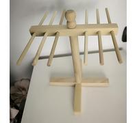 Stendipasta Fresca in Legno con 12 supporti Essiccatore di Pasta Fresca a Stendino Asciuga la pasta lunga come spaghetti e tagliatelle