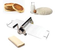 Stendipasta Manuale 40cm con Spessore Regolabile, Sfogliatrice Pieghevole - Tavole per Pizza, Cornetti, Pasticceria & Fondant Design da Tavolo,Home