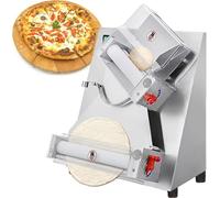 Stendipasta per Pizza Commerciale, Macchina per Pressare la Pasta Elettrica Semi-Automatica in Acciaio Inox 370W, per Noodle Pizza Pane e Attrezzatura per Pasta Fresca in Ristoranti e Cucine,40cm
