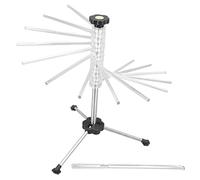 Stendipasta Pieghevole in Acciaio Inox e PC, Tocco Manuale, Dimensioni Compatte - Salva Spazio, Design Antiscivolo, Ideale per Domestica