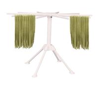 Stendipasta pieghevole, supporto per spaghetti, supporto pieghevole per pasta con bacchetta di trasferimento e 10 bracci, appendiabiti per spaghetti è un supporto per uso domestico