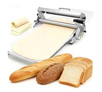 Stendipasta, Stendipasta in Acciaio Inossidabile, Sfogliatrice Manuale Pieghevole, con Spessore Regolabile, for Panetteria, Pizza, Croissant(830 * 480 * 250mm)