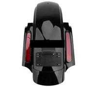 stensione Parafango Moto Set di fasce estensione del parafango posteriore per moto con luce stop Run Turn per Touring Glide Road
