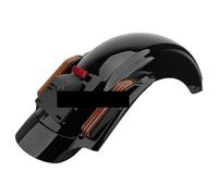 stensione Parafango Moto Set di fasce estensione del parafango posteriore per moto con luce stop Run Turn per Touring Glide Road