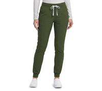 Stenso Nobby Pantaloni da Lavoro Infermiere Elasticizzati - Unisex Joggers Lavoro Stretch - Uniforme Sanitaria Spandex Verde Muschio L