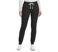 Stenso Nobby Pantaloni da Lavoro Infermiere Elasticizzati - Unisex Joggers Lavoro Stretch - Uniforme Sanitaria Spandex Nero 2XL