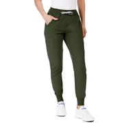 Stenso Nobby Pantaloni da Lavoro Infermiere Elasticizzati - Unisex Joggers Lavoro Stretch - Uniforme Sanitaria Spandex Verde Muschio 3XL