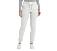 Stenso Nobby Pantaloni da Lavoro Infermiere Elasticizzati - Unisex Joggers Lavoro Stretch - Uniforme Sanitaria Spandex Bianco XL