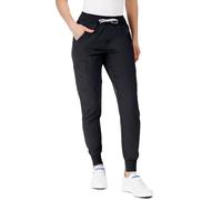 Stenso Nobby Pantaloni da Lavoro Infermiere Elasticizzati - Unisex Joggers Lavoro Stretch - Uniforme Sanitaria Spandex Nero XL