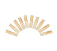 Stenzione di Canne Sassofoni Alto 2,5, Elevata elasticità, Facile da Usare da 10 Canne da Sax Alto con Scatola di Plastica, per Esercitazioni Quotidiane, Spettacoli Teatrali o