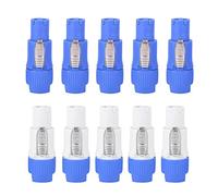 Steowsey 10PZ / Lot Spina Nac3Fca Speakon 3 Pin Connettore Powercon 20A 250 V Ac Connettore di Alimentazione Blu e
