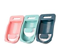 Steowsey 3 pezzi antiscivolo addensare lavabiancheria accessori da bagno calzini lavabi biancheria intima lavabi