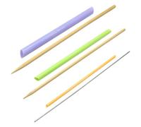 Steowsey 3 pezzi di tessuto tubo tornitore per cucire fai da te cintura panno bambola borse papillon strumenti di svolta strumenti da cucito come mostrato in metallo + plastica