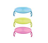 Steowsey 6 vassoi per microonde, vassoio pieghevole per microonde con manici, vassoio riscaldante a strati con manici pieghevoli