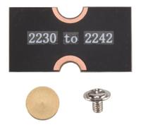 Steowsey Adattatore per unità a stato solido M2 2230 SSD a 2242 scheda convertitore da 2230 a 2242 staffa di estensione