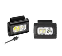 Steowsey Confezione da 2 lampade da corsa per jogging, faro da jogging, forte lampada magnetica a LED con clip, 1200 lumen, per campeggio, facile da installare, facile da usare
