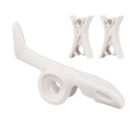 Steowsey Correzione della postura del violino del silicone Grip Bow Pose Ortesi Correttore Fiddler Accessorio Finger Training Tool bianco