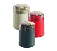 Steowsey Dispenser automatico per stuzzicadenti, 3 pezzi, contenitore per stuzzicadenti a pressione, facile da usare