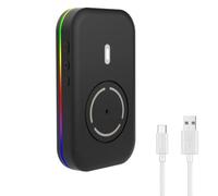 Steowsey Mouse Mover Jiggler non rilevabile Interruttore ON/OFF Agitatore per mouse Porta di tipo C Mouse automatico Wiggler Nessun software/Senza driver